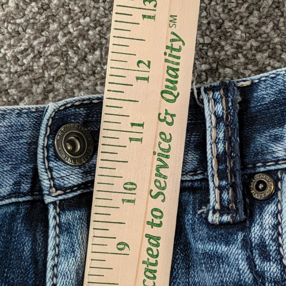 BKE Tyler Straight Leg Jeans Mens 34R Medium Wash Denim Stretch Blue - Picture 10 of 16